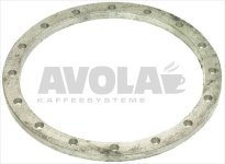 FLANSCHDECKEL AUS ALUMINIUM 16 LÖCHER