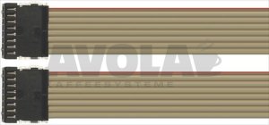 Kabel Flat 8-polig 1400 mm