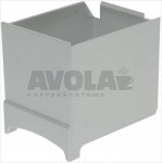 KAFFEESATZSCHALEBEHÄLTER SILBER