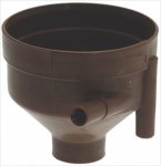 TRICHTER FÜR BRAUNEN PUDER