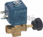 2-WEGE-MAGNETVENTIL CEME ø 1/4  230V 8W
