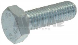 SCHRAUBE INOX T.E.M8x25UNI 5739 DIN24017