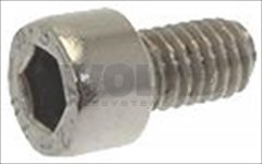 Schraube M6x10 aus INOX, UNI 9327