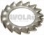 zahnscheibe inox m8 uni 8842