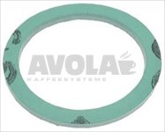 FLACHDICHTUNG ASBESTFREI ø 30x24x2 mm