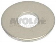 SCHEIBE M5 INOX UNI6593 DIN9021