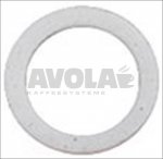 Flachdichtung aus Teflon ø 10x7x0,5 mm