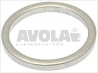 SCHEIBE AUS ALUMINIUM ø 21x17x2 mm