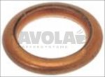 DICHTUNG AUS KUPFER ø 10x6,4x2 mm