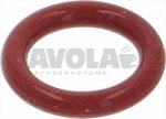 O-Ring Dichtung 02031 aus rotem Silikon