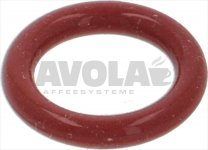 O-Ring Dichtung 02031 aus rotem Silikon