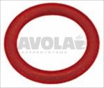 O-RING Dichtung 0108 aus Silikon rot