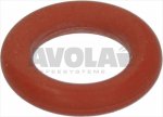 O-RING Dichtung 02021 aus rotem Silikon