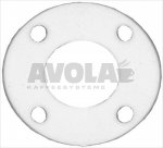 Gruppendichtung ø 88x40x2 mm Teflon