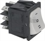 UMSCHALTER STABIL 2-POLIG WEISS