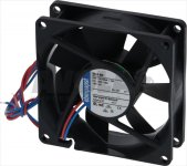 AXIALER VENTILATOR 80x80x25 mm 24VDC
