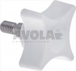 DREHKNOPF M6x15 ø 40 mm