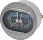 MANOMETER FÜR ERHITZER-PUMPE ø 63 mm