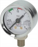Manometer für Kessel ø 42 mm 0÷3 Bar