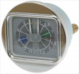 MANOMETER FÜR KESSEL-PUMPE ø 58 mm