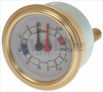 Manometer für Kessel- Pumpe ø 60 mm