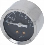 MANOMETER FÜR KESSEL ø 42 mm 0÷2,5 bar