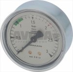 MANOMETER FÜR KESSEL ø 62 mm 0÷3 bar
