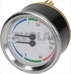 Manometer für Kessel- Pumpe ø 60 mm