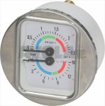 MANOMETER FÜR KESSEL-PUMPE ø 63 mm
