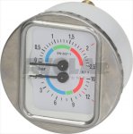 MANOMETER FÜR KESSEL-PUMPE ø 63 mm