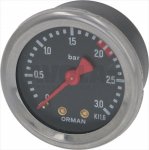 Manometer für Kessel ø 49 mm 0÷3 Bar