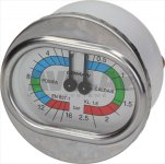 Manometer für Kessel- Pumpe ø 63 mm