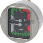 Doppelmanometer für Kessel- und Pumpendruck ø 63 mm