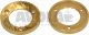 mahlscheibenpaar fuer cimbali und faema rechtsdrehend 75 times 44 times 9 4 mm