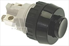 Druckschalter 1-polig schwarz 0,7a 250V