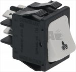 SCHALTER 2-POLIG WEISS 16A 250V