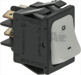 SCHALTER 2-POLIG WEISS 16A 250V