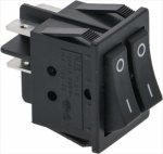 DOPPELSCHALTER 3-POLIG 16A 250V