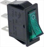 1-polig Schalter grün 16A 250V