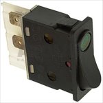 2-POLIG SCHALTER SCHWARZ 16A 250V
