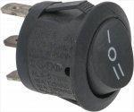 3-POLIGER SCHALTER SCHWARZ 10A 250V