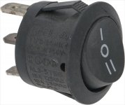 UMSCHALTER SCHWARZ 1-POLIG 10A 250V