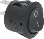 2-POLIGER SCHALTER SCHWARZ 10A 250V