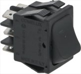 TASTE 3-POLIG SCHWARZ 16A 250V