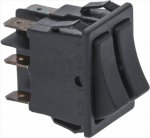 DOPPELSCHALTER, SCHWARZ 16A 250V