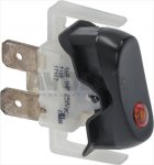2-POLIGER SCHALTER, SCHWARZ 16A 250V