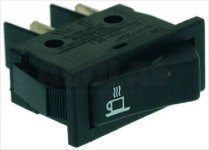 ZWEIPOLIGER SCHALTER SCHWARZ 16A 250V