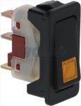 2-poliger Schalter, schwarz 10a 250V