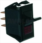 2-POLIGER HEBELSCHALTER, SCHWARZ 250V