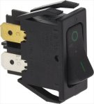 ZWEIPOLIGER SCHALTER SCHWARZ 16A 250V